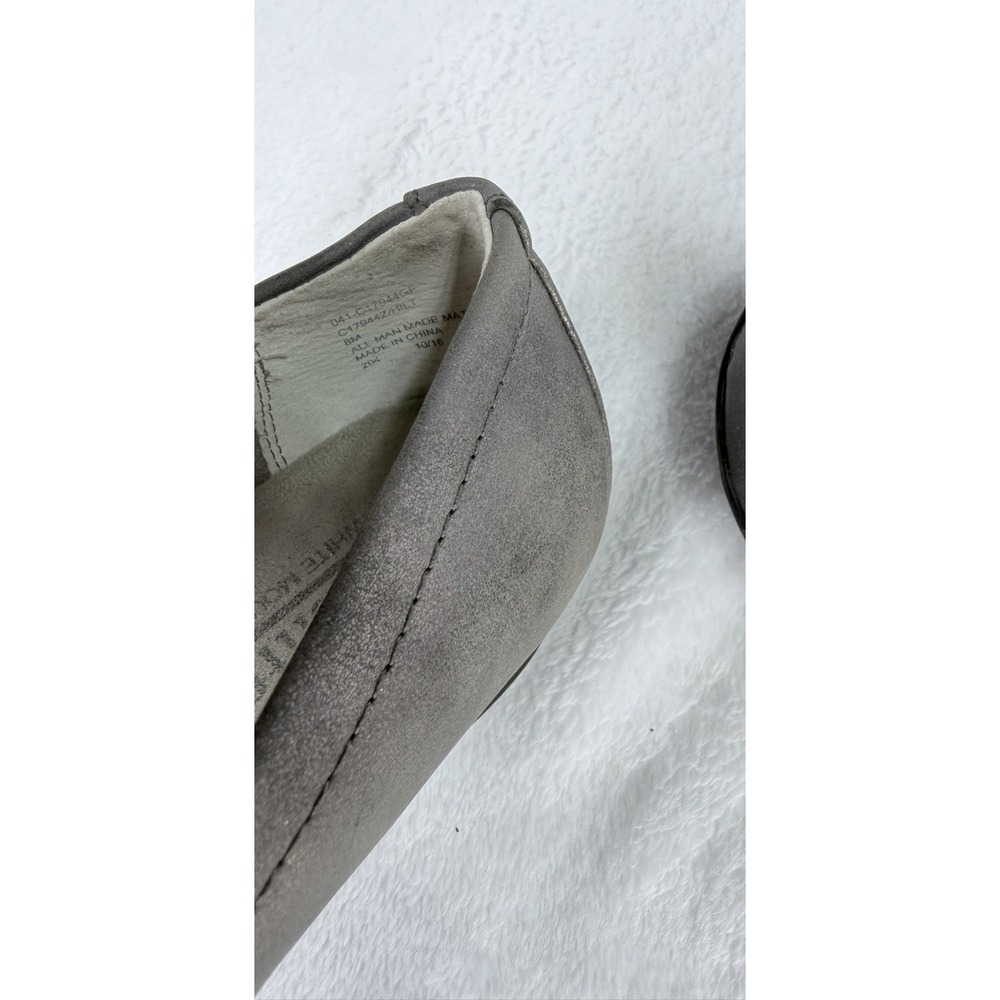 Cliffs By White Mountain Shoes Womens 8 Clara Ballet Flats Black Pewter Gray Lot - Picture 5 of 13